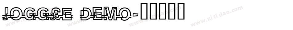 Joggle DEMO字体转换